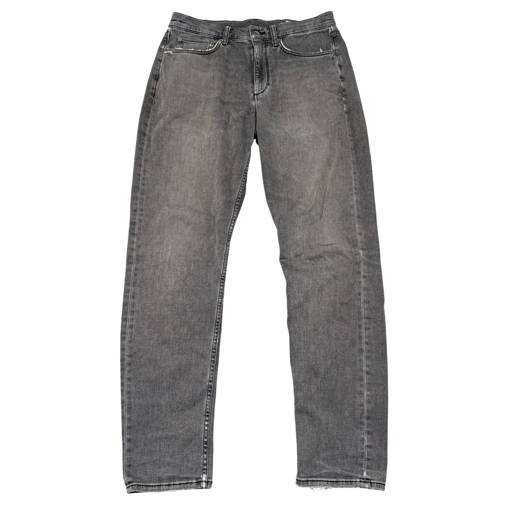 Rag & Bone‎ Jeans Mens Size 30 x 32 Gray Denim Fit 2 Slim Distressed Casual